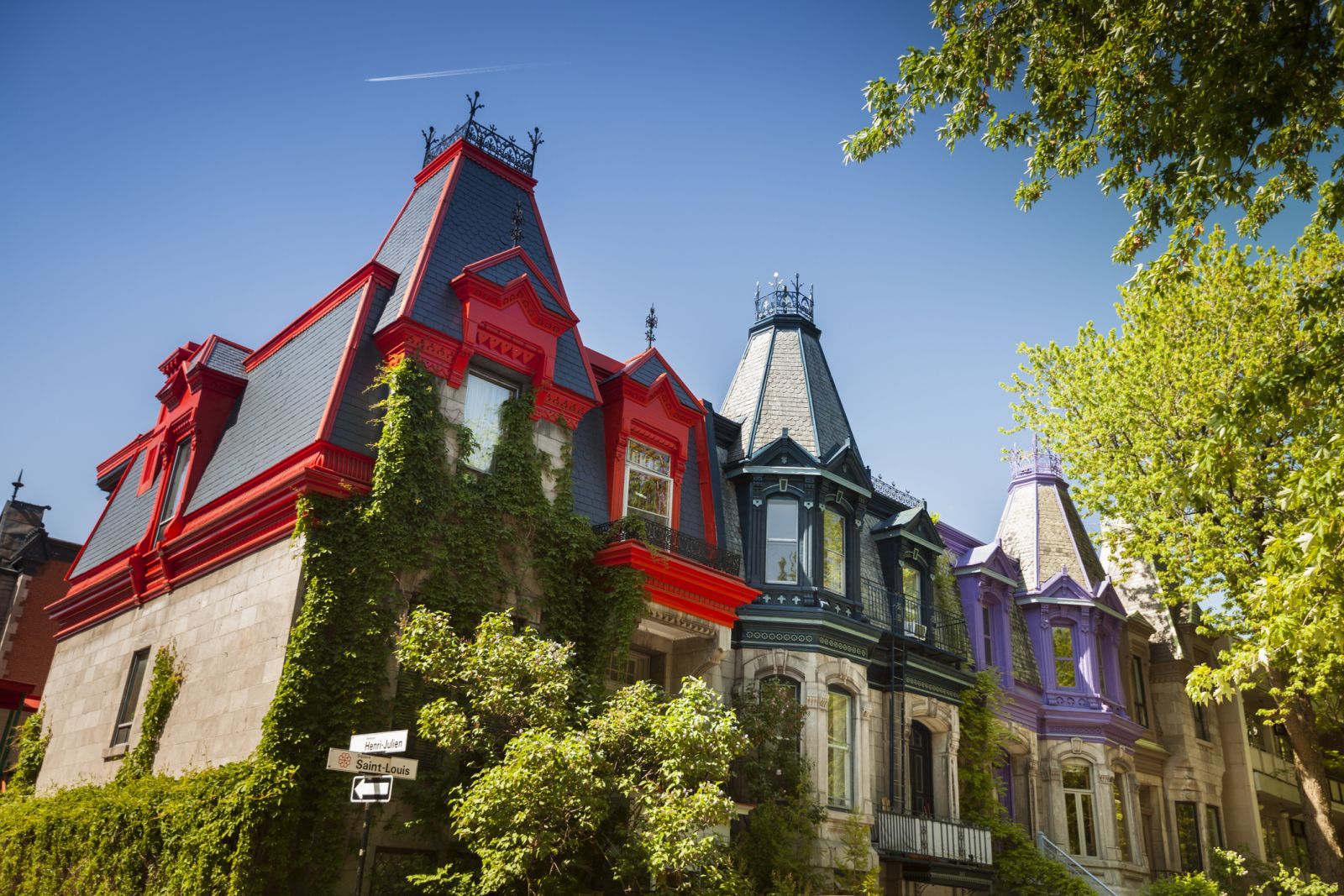 Stock image of housing in Montreal