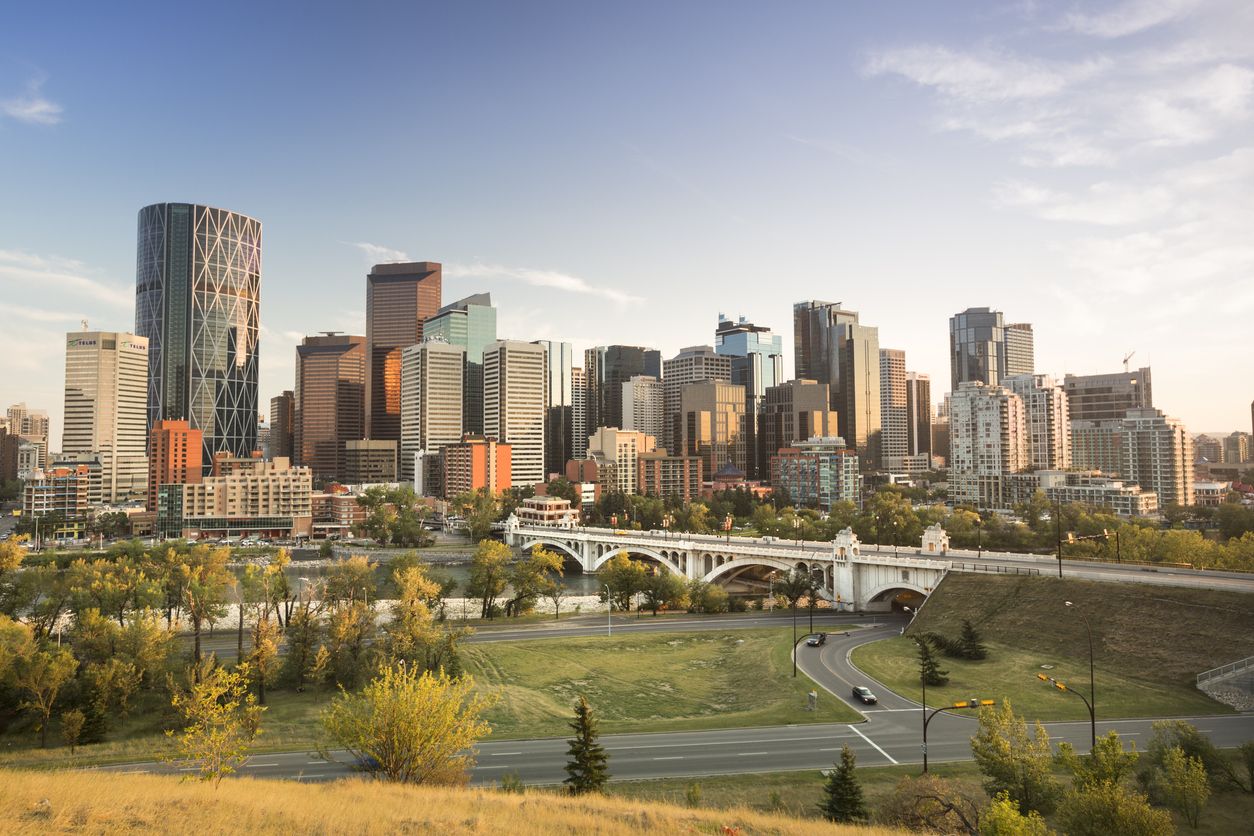 A view of the city of calgary